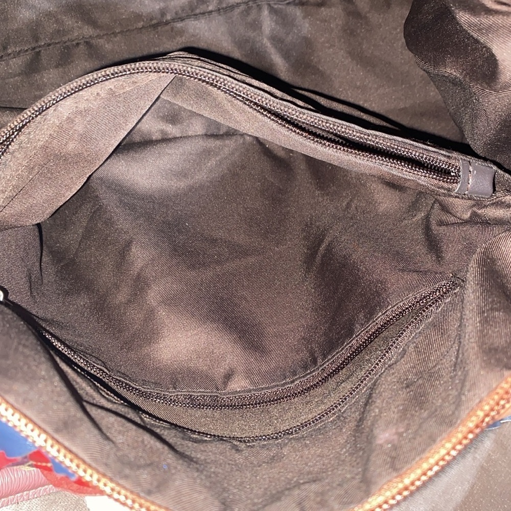 Agueda Leather Multicolored Shoulder Bag - Picture 10 of 12